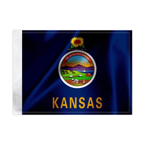 Kansas State flag for cars trucks and motorcycles