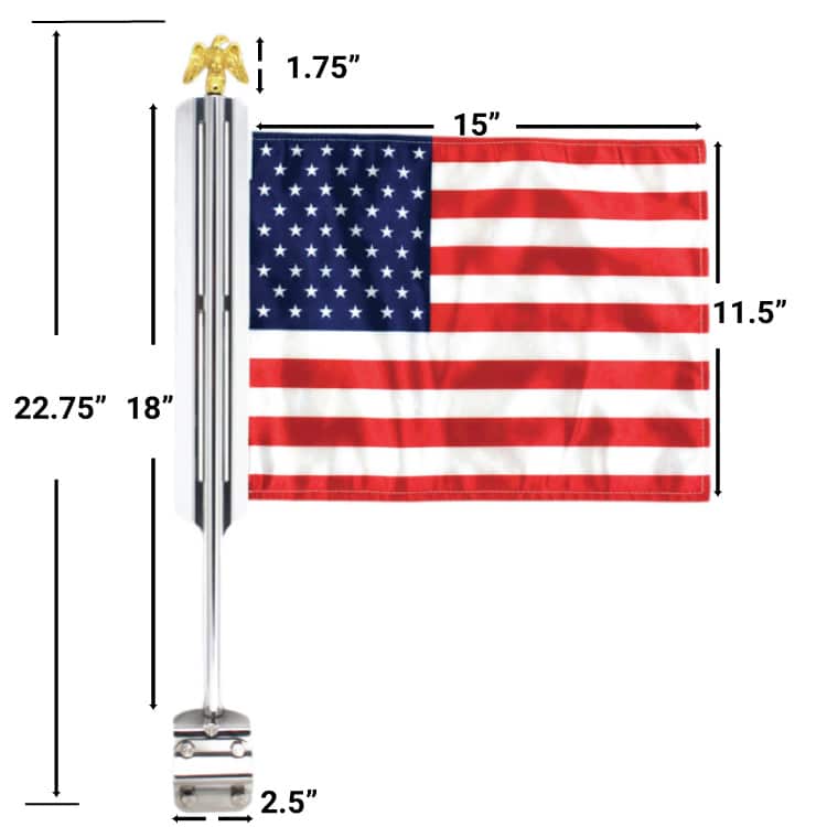X50 truck flag mount dimensions