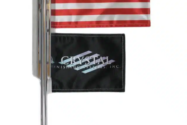 Custom Truck Flag on Truck Flag Mount