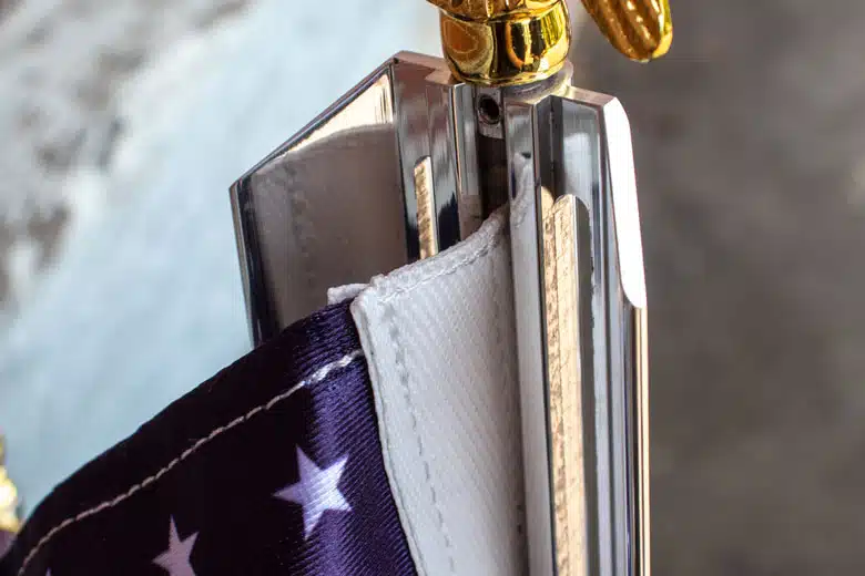 X50 flag mounts motorcycle flag mount closeup