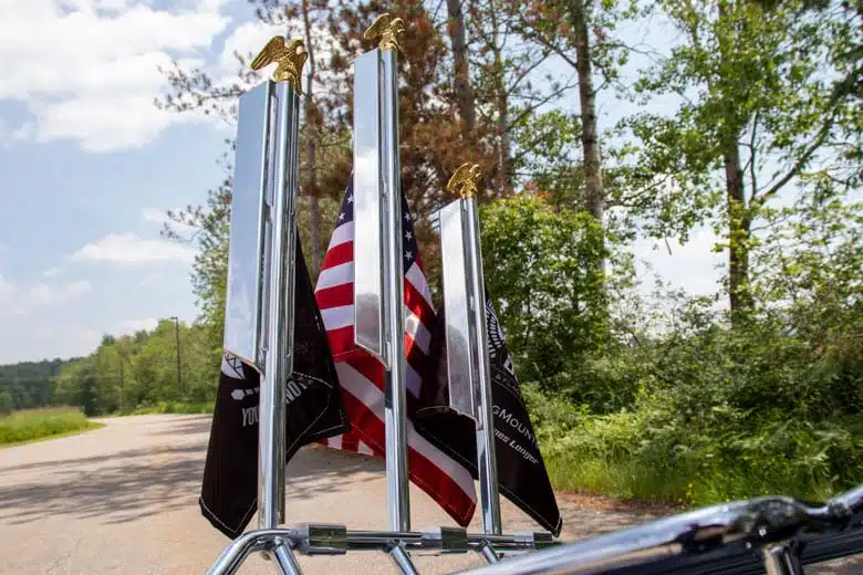 X50 motorcycle flag mount kit