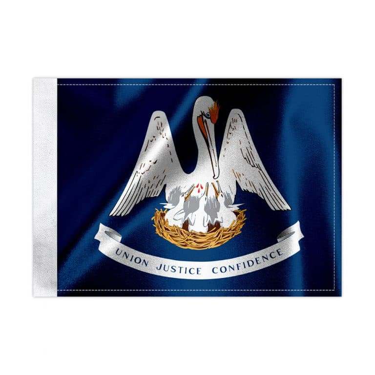 Vibrant Louisiana State Flag For Motorcycles Cars &amp; Trucks