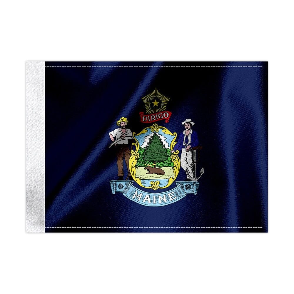 Maine-State-Flag Maine State Flag