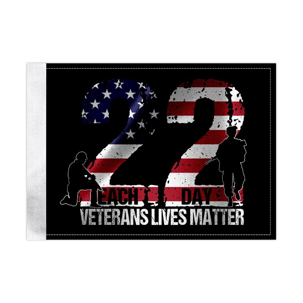 Veteran Lives Matter Suicide Awareness Flag