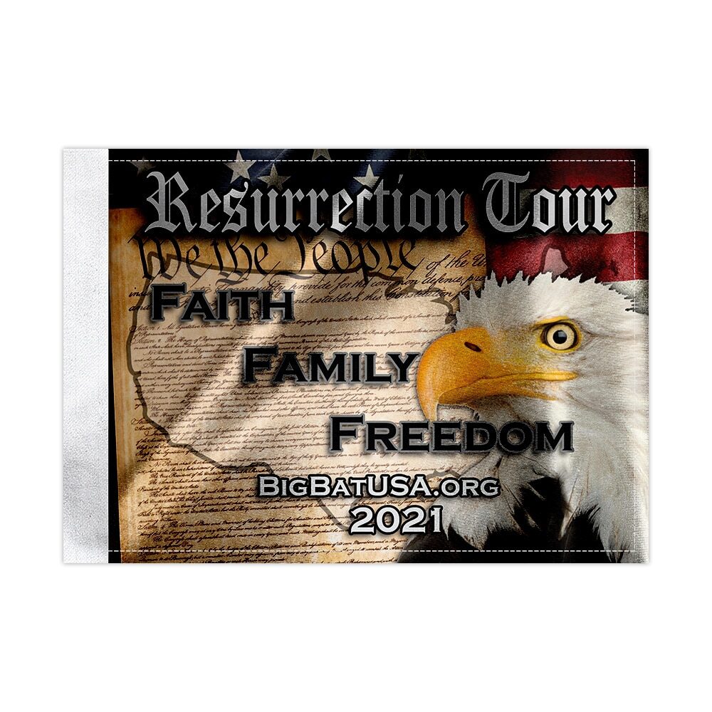 Resurrection tour 2021 copy Resurrection Tour 2021 Flag